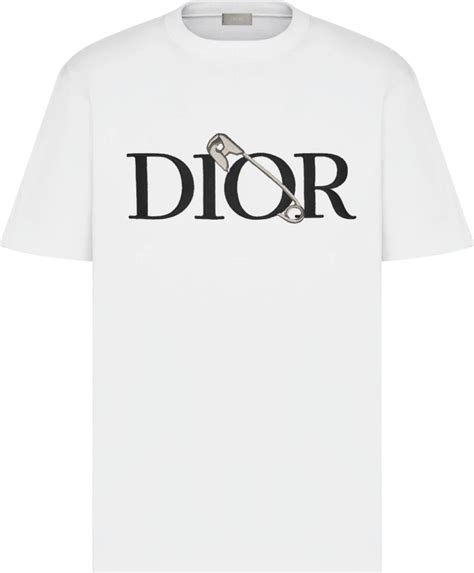 dior safety pin t shirt white|DIOR x Judy Blame 2020 Safety Pin T.